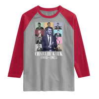 Legacy of Charlie Kirk Raglan Shirt 1993 2025 Memorial Pop Art Tribute Graphic - Wonder Print Shop
