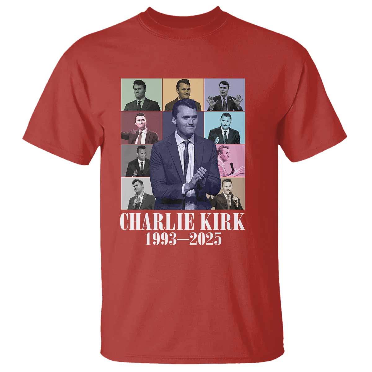 Legacy of Charlie Kirk T Shirt 1993 2025 Memorial Pop Art Tribute Graphic - Wonder Print Shop