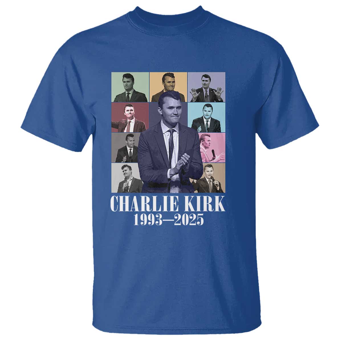 Legacy of Charlie Kirk T Shirt 1993 2025 Memorial Pop Art Tribute Graphic - Wonder Print Shop