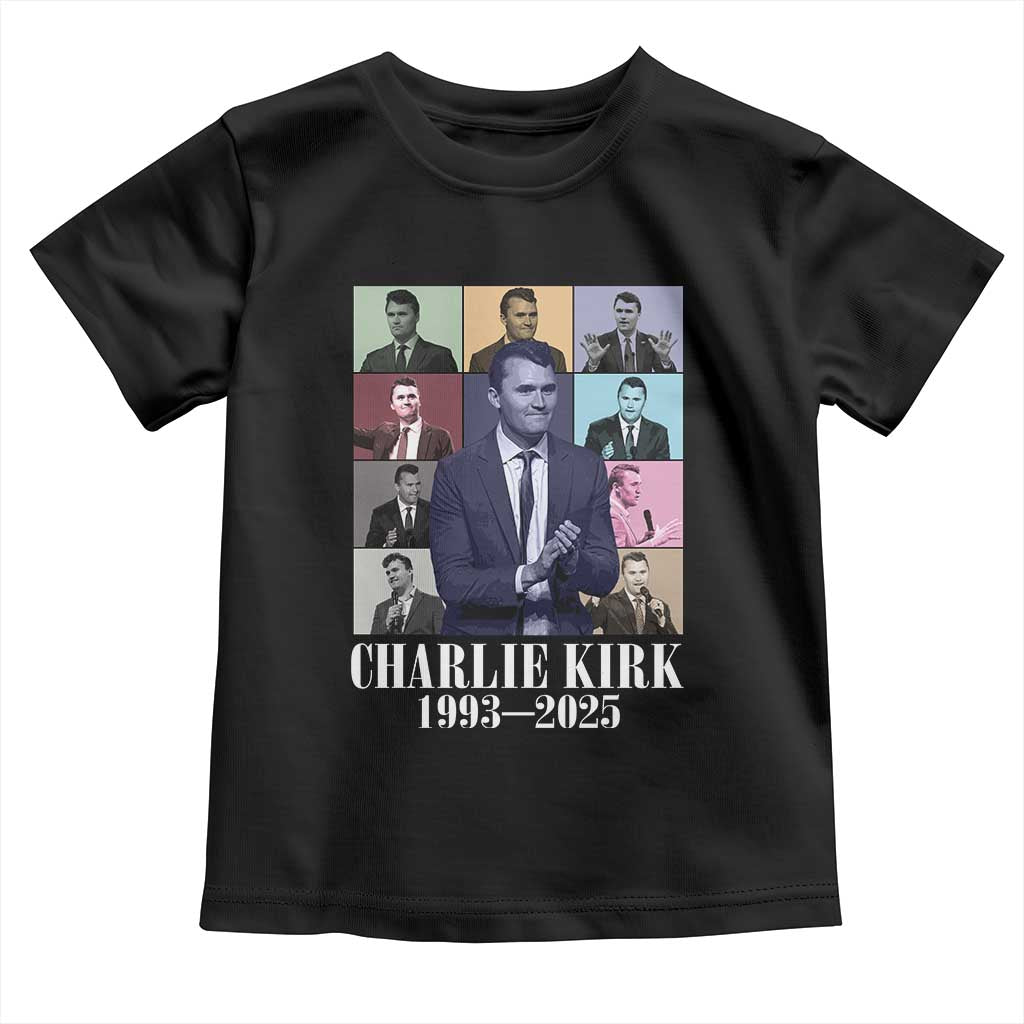 Legacy of Charlie Kirk Toddler T Shirt 1993 2025 Memorial Pop Art Tribute Graphic - Wonder Print Shop