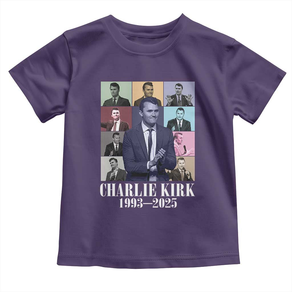 Legacy of Charlie Kirk Toddler T Shirt 1993 2025 Memorial Pop Art Tribute Graphic - Wonder Print Shop