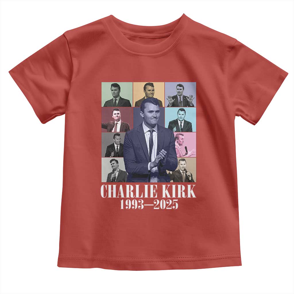 Legacy of Charlie Kirk Toddler T Shirt 1993 2025 Memorial Pop Art Tribute Graphic - Wonder Print Shop