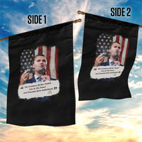 Patriotic Charlie Kirk Legacy Garden Flag The Greatness of America Power of the People - Wonder Print Shop