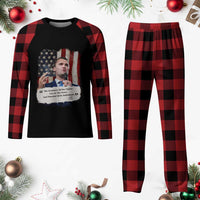 Patriotic Charlie Kirk Legacy Plaid Pajama Set The Greatness of America Power of the People - Wonder Print Shop