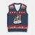 Patriotic Charlie Kirk Legacy V-Neck Knit Sweater Vest The Greatness of America Power of the People - Wonder Print Shop
