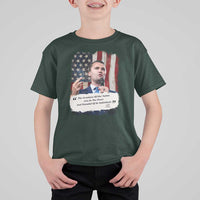 Patriotic Charlie Kirk Legacy T Shirt For Kid The Greatness of America Power of the People - Wonder Print Shop