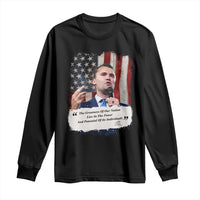 Patriotic Charlie Kirk Legacy Long Sleeve Shirt The Greatness of America Power of the People - Wonder Print Shop