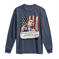 Patriotic Charlie Kirk Legacy Long Sleeve Shirt The Greatness of America Power of the People - Wonder Print Shop
