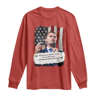 Patriotic Charlie Kirk Legacy Long Sleeve Shirt The Greatness of America Power of the People - Wonder Print Shop