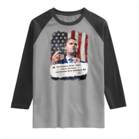 Patriotic Charlie Kirk Legacy Raglan Shirt The Greatness of America Power of the People - Wonder Print Shop