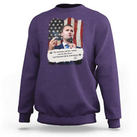 Patriotic Charlie Kirk Legacy Sweatshirt The Greatness of America Power of the People - Wonder Print Shop