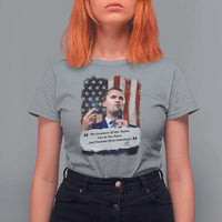 Patriotic Charlie Kirk Legacy T Shirt For Women The Greatness of America Power of the People - Wonder Print Shop