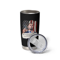 Patriotic Charlie Kirk Legacy Tumbler Cup The Greatness of America Power of the People - Wonder Print Shop