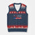Patriotic Christian Faith V-Neck Knit Sweater Vest All Death Can Do Is Deliver Him to Jesus - Wonder Print Shop