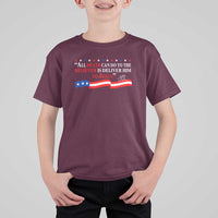 Patriotic Christian Faith T Shirt For Kid All Death Can Do Is Deliver Him to Jesus - Wonder Print Shop