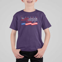 Patriotic Christian Faith T Shirt For Kid All Death Can Do Is Deliver Him to Jesus - Wonder Print Shop