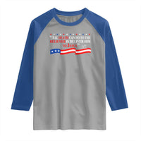 Patriotic Christian Faith Raglan Shirt All Death Can Do Is Deliver Him to Jesus - Wonder Print Shop