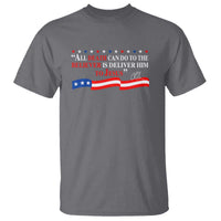 Patriotic Christian Faith T Shirt All Death Can Do Is Deliver Him to Jesus - Wonder Print Shop