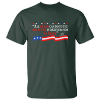 Patriotic Christian Faith T Shirt All Death Can Do Is Deliver Him to Jesus - Wonder Print Shop
