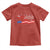 Patriotic Christian Faith Toddler T Shirt All Death Can Do Is Deliver Him to Jesus - Wonder Print Shop