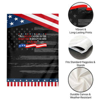 Patriotic Christian Faith Garden Flag All Death Can Do Is Deliver Him to Jesus