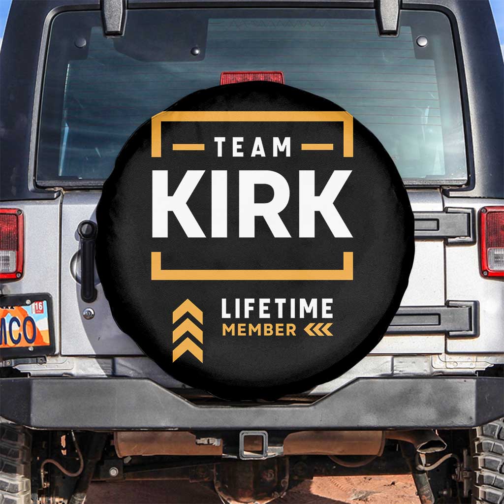 Team Kirk Lifetime Member Spare Tire Cover American True Patriot Support - Wonder Print Shop