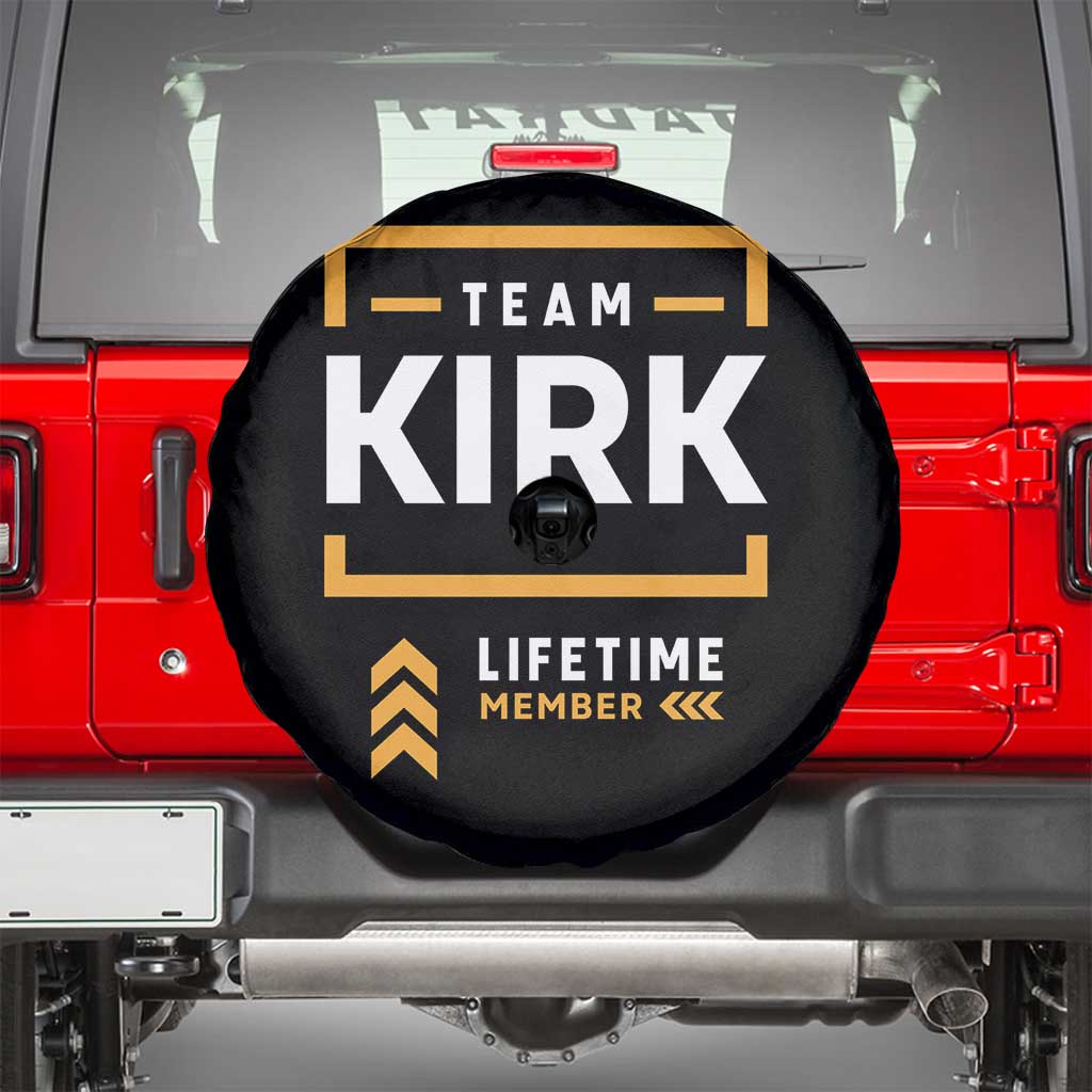Team Kirk Lifetime Member Spare Tire Cover American True Patriot Support - Wonder Print Shop