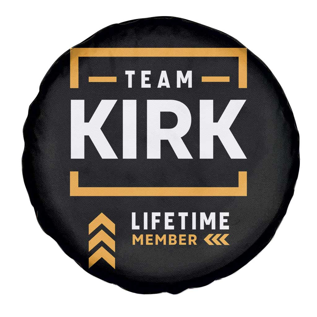 Team Kirk Lifetime Member Spare Tire Cover American True Patriot Support - Wonder Print Shop
