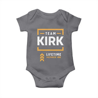 Team Kirk Lifetime Member Baby Onesie American True Patriot Support - Wonder Print Shop