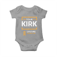 Team Kirk Lifetime Member Baby Onesie American True Patriot Support - Wonder Print Shop