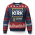 Team Kirk Lifetime Member Ugly Christmas Sweater American True Patriot Support - Wonder Print Shop