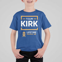 Team Kirk Lifetime Member T Shirt For Kid American True Patriot Support - Wonder Print Shop