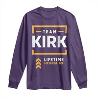 Team Kirk Lifetime Member Long Sleeve Shirt American True Patriot Support - Wonder Print Shop
