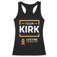 Team Kirk Lifetime Member Racerback Tank Top American True Patriot Support - Wonder Print Shop