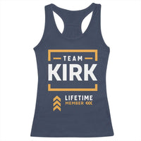 Team Kirk Lifetime Member Racerback Tank Top American True Patriot Support - Wonder Print Shop