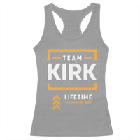 Team Kirk Lifetime Member Racerback Tank Top American True Patriot Support - Wonder Print Shop