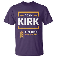 Team Kirk Lifetime Member T Shirt American True Patriot Support - Wonder Print Shop