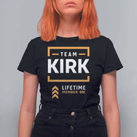 Team Kirk Lifetime Member T Shirt For Women American True Patriot Support - Wonder Print Shop
