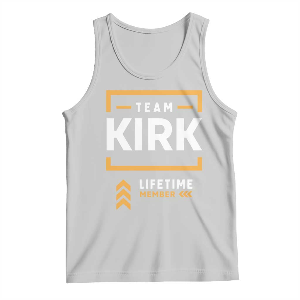 Team Kirk Lifetime Member Tank Top American True Patriot Support - Wonder Print Shop