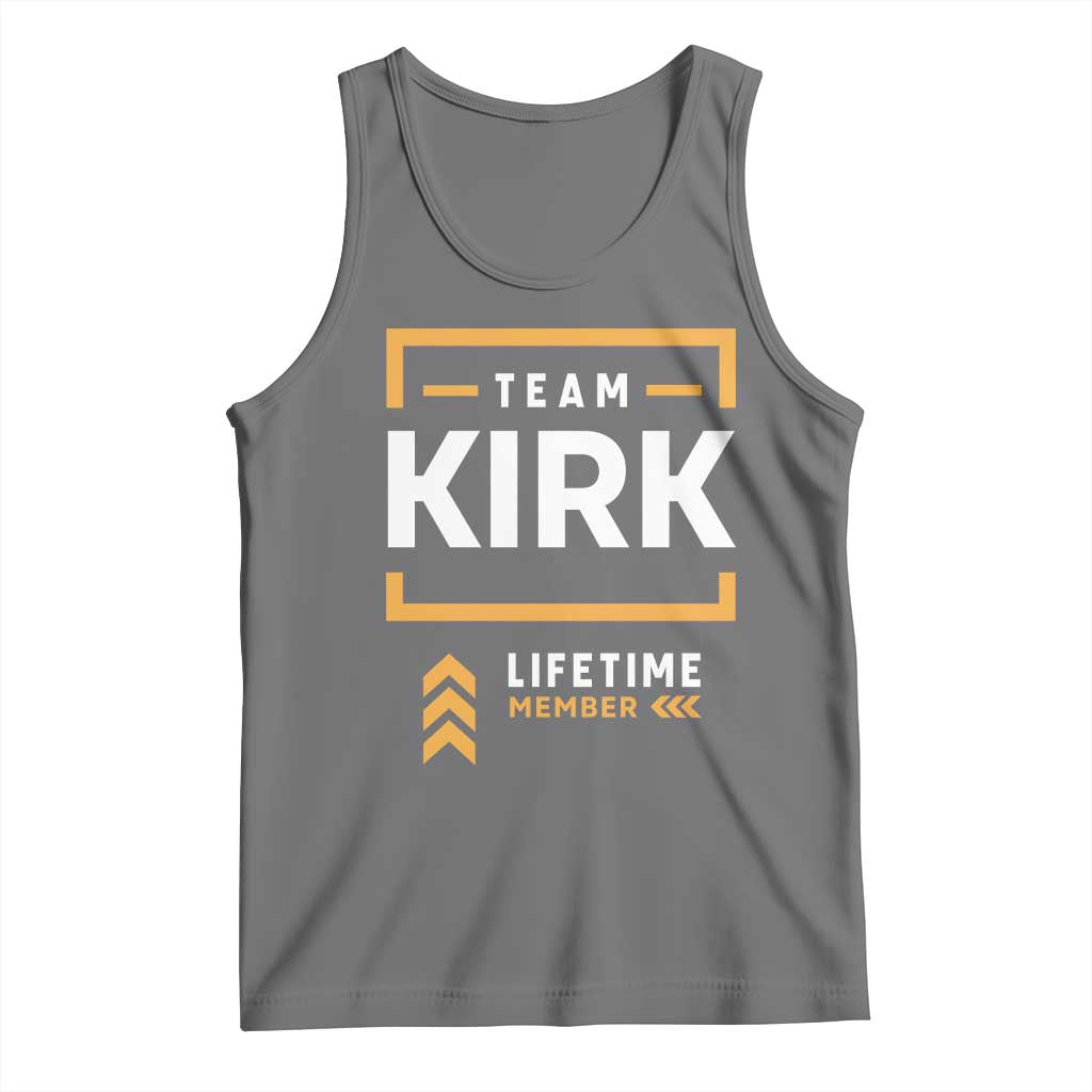 Team Kirk Lifetime Member Tank Top American True Patriot Support - Wonder Print Shop