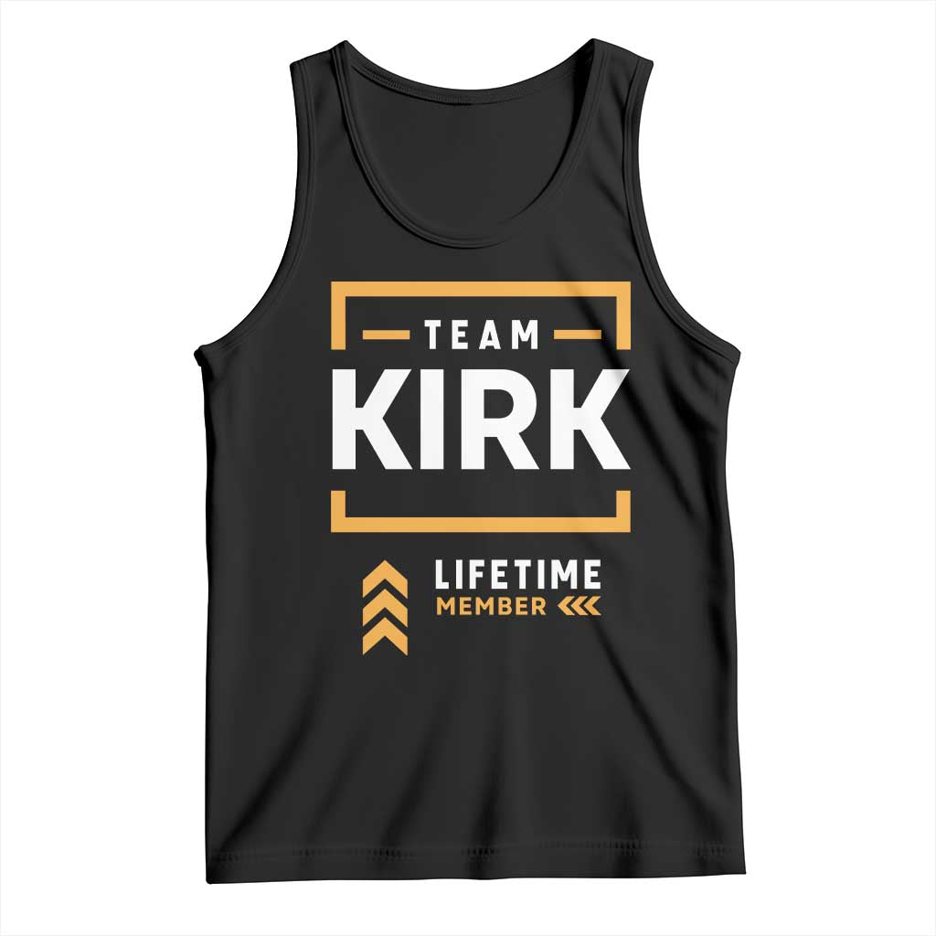 Team Kirk Lifetime Member Tank Top American True Patriot Support - Wonder Print Shop