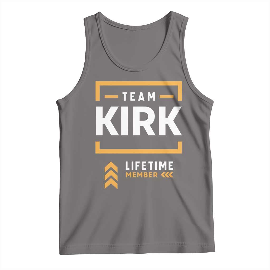Team Kirk Lifetime Member Tank Top American True Patriot Support - Wonder Print Shop