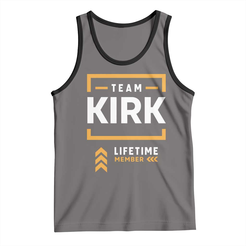 Team Kirk Lifetime Member Tank Top American True Patriot Support - Wonder Print Shop