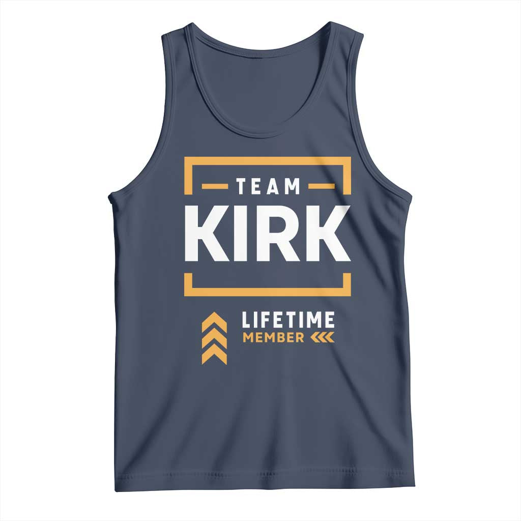Team Kirk Lifetime Member Tank Top American True Patriot Support - Wonder Print Shop