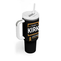 Team Kirk Lifetime Member Tumbler With Handle American True Patriot Support - Wonder Print Shop