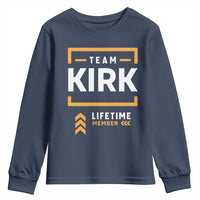 Team Kirk Lifetime Member Youth Sweatshirt American True Patriot Support - Wonder Print Shop