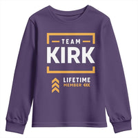 Team Kirk Lifetime Member Youth Sweatshirt American True Patriot Support - Wonder Print Shop
