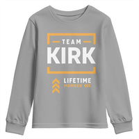 Team Kirk Lifetime Member Youth Sweatshirt American True Patriot Support - Wonder Print Shop