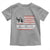 Charlie Kirk Memorial Toddler T Shirt His Voice Lives On Vintage Patriotic American Flag - Wonder Print Shop