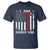 I Am Charlie Kirk T Shirt Christian Cross Faith American Falg - Wonder Print Shop